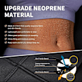 Miniatyrbillede 4 af 5: Taljetræner til kvinder Plus Size Neoprene 7 Stålben Sauna Workout Girdle