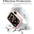 Miniatyrbillede 4 af 5: Kompatibelt Apple Watch Series 6 Series 5 Series 4 Etui 44mm, Anti-ridse Stødsikkert Beskyttelsescover til 44mm Series 6 / Series 5 / Series 4 Pin