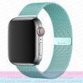 Miniatyrbild 1 av 5: Milanese Loop-rem för Apple Watch Ultra Band 44mm 40mm 45mm 41mm 49mm 42mm 38mm 44 Mm Correa Armband Iwatch Serie 3 6 Se 7 8 SKy blue 42mm 44mm 45mm 49mm