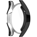 Miniatyrbillede 4 af 5: Beskyttende etui kompatibelt med Huawei Watch GT3 GT 3 42mm TPU etui Blød ultratynd beskyttelseskofanger (A) Sort/Sølv/Klar