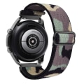Miniatyrbild 1 av 5: 20mm 22mm Band för Samsung Galaxy Watch 4/classic/3/5/pro/active 2 Gear S3 Elastisk Nylon Loop Huawei Watch Gt 2 2e 3 Pro Rem Camouflage green 20mm