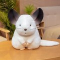 Miniatyrbild 1 av 5: Barnens plysch hamsterkuddar, plysch chinchillor, plyschdjur, maskotar, julleksaker LDZ White 25cm
