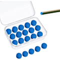 Miniatyrbillede 1 af 5: Cue Tips - 20 stk. 10mm pool og snooker Cue tips