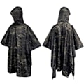 Miniatyrbild 1 av 5: Militär Poncho Multifunktionell Rip-Stop Kamouflage Regnrock