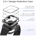 Miniatyrbild 4 av 6: 2 i 1 Bling vattentätt fodral för iWatch Series 6