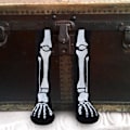 Miniatyrbillede 1 af 4: Gallerie II Skeletben Figur A/2 Joe Spencer Figur Joe Spencer Dekoration Sort