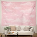 Miniatyrbillede 3 af 5: Rosa sky tapet til soveværelsesindretning (59\"Bx79\"L)