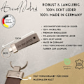 Miniatyrbild 2 av 7: Annamatoni Keyanh? Nger högkvalitativt äkta läder med önskad gravyr, individuell gravyr läder keyanh? Nger personligt - present till