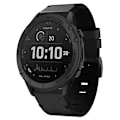 Miniatyrbillede 1 af 5: For Garmin Tactix Delta 26mm Læder Stål Spænde Urrem WZE Black