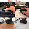 Miniatyrbillede 4 af 5: Ergonomisk optisk mus USB - optisk højpræcisionskabel
