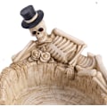 Miniatyrbillede 1 af 7: Skelet Askebæger, Unik Skeletform Rygning Askebæger Skildpadde Askebæger Ansøgning til Dekorationer til Håndværksdekoration til Gentleman