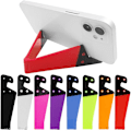 Miniatyrbillede 1 af 5: 8 stk. Universal Lommeformat Farverig Bærbar Foldbar V Model Mobiltelefonholder, Bordstanderholder Vugge Kompatibel med iPads, Tablets, E