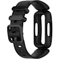 Miniatyrbillede 4 af 5: Fitbit Ace 3 udskiftningsremme - bløde sportsarmbånd i silikone (sort+blå-gul)