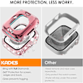 Miniatyrbilde 3 av 6: 2 i 1 Bling vanntett etui for iWatch Series 6