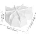 Miniatyrbillede 3 af 5: Hjerte silikoneform, 7-tommer diamant geometrisk hjerte