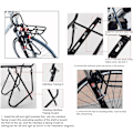 Miniatyrbillede 5 af 7: Cykel Front Rack Stål | Front Bike Cargo Rack | Bike Cargo RackCargo Net | Med Stabilitet Og Universal | Passer Til Multifunktionel Og Universal Brug |