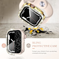 Miniatyrbilde 4 av 5: 4-pakning for Apple Watch skjermbeskytter 44 mm serie 6/5/4/Se Bling