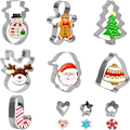 Miniatyrbilde 1 av 5: Kakeform - Pakke med 10 julekake Cutter Set