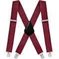 Miniatyrbild 1 av 5: Herr Suspender X-Back 2\" Bred Justerbar Solid Rak Tung Klämma