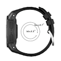 Miniatyrbillede 5 af 5: Til Garmin Instinct 2s 20mm Silikone Solid Color Watch Band QUR White