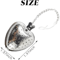 Miniatyrbillede 2 af 3: 15 stk. te-si, rustfrit stål mesh te-kugle infuser premium te