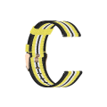 Miniatyrbillede 3 af 4: For Fitbit Versa Canvas Watch Band BYE Black Yellow