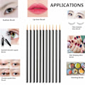 Miniatyrbillede 5 af 5: 100 stk. Engangs eyeliner makeupbørster
