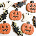 Miniatyrbillede 3 af 5: 6 stk. Halloween sæt - kageudstikkere i rustfrit stål