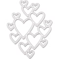 Miniatyrbilde 1 av 5: Metallskjærende stanser - Hjerteform for DIY Scrapbooking Kortlaging