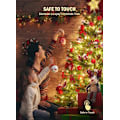 Miniatyrbilde 3 av 7: Julelys utendørs klyngelys - 1000 LED-er 50 fot 4X lys 8 moduser timer fjernkontroll, vanntett plugg i fe-strengelys, juletre