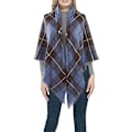 Miniatyrbild 3 av 5: Varm dam filt halsduk oversized tofs tartan wrap sjal rutig mysig rutig