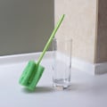 Miniatyrbilde 3 av 5: Multifunksjonell sklisikker stoffkoppbørste glassrengjøringsbørste