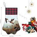 Miniatyrbild 4 av 8: Jakt Flygande Vild Tryckt Hund Tass Julstrumpa Julgran Ornament Julgran Hängande Jagd Fliegende Vildnis One Size Jagd F