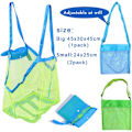 Miniatyrbilde 5 av 5: Mesh Strandveske for Sandleker Ekstra Stor (1 Stykke), Kids Sea