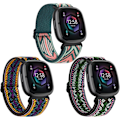 Miniatyrbillede 1 af 5: Band til Fitbit Versa 3/ Fitbit Versa 4 Smartwatch, 3-pak holdbar