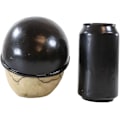 Miniatyrbillede 3 af 7: Ebros Militær Skull med Korsknogler Hjelm Gear Figur 5\" Høj Skelet Hoved Kranium Kranier Statue til     Makaber Uhyggelig De Dødes Dag Multi