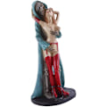 Miniatyrbillede 4 af 5: Harpiks kraniefigur kranie samleobjekt skelet dekoration model til hjemmet dekoration - A
