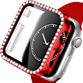 Miniatyrbilde 1 av 5: Glitrende diamantdeksel med skjermbeskytter til Apple Watch 38 mm