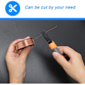 Miniatyrbillede 4 af 5: Aluminium Håndværkswire 1mm 23m - Blød DIY Metal Håndværkskunst Wire