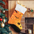 Miniatyrbillede 1 af 7: Jule-Strømpe, Personlige Jule-Strømper 2-pak Halloween Græskar Flagermus 45,7 cm Jule-Strømper Hængende Ornament Pejs til Ba