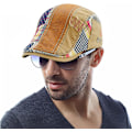 Miniatyrbillede 5 af 5: Herre Beret Hat Justerbar Newsboy Cap: Gatsby Style