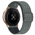Miniatyrbild 1 av 5: 20mm 22mm Band för Samsung Galaxy Watch 4/classic/3/5/pro/active 2 Gear S3 Elastisk Nylon Loop Huawei Watch Gt 2 2e 3 Pro Rem Pine green 22mm