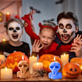 Miniatyrbillede 4 af 5: Skrigende spøgelseslysform Halloween harpiksstøbning silikone