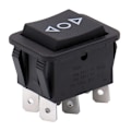 Miniatyrbild 3 av 5: Momentan vippbrytare - 16A DPDT PÅ-AV-PÅ vippbrytare, 2-pack