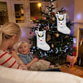 Miniatyrbild 2 av 5: LED-ljus Sparkly Paljetter Julstrumpa - Unicorn Xmas Tree Socks