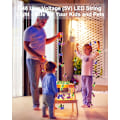 Miniatyrbild 3 av 6: RBG Patio String Light 38FT 5V丨 8 Färglägen丨G40 30 Glas LED-lampor (3 reserv) 丨E12 0,5W 丨 IP44 Vattentät Sladdad Elektrisk Hängande Bistro-ljus