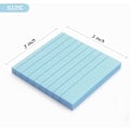 Miniatyrbild 2 av 2: Candy Color Lined Sticky Notes - 6 Block, 3x3 tum