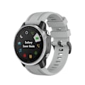Miniatyrbillede 3 af 5: For Garmin Fenix 7s 20mm Solid Color Silicone Quick Release Watch Band FMV Gray