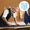 Miniatyrbild 3 av 5: Självhäftande lappar för dunjacka - Självhäftande reparationstejp för ytterkläder