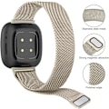 Miniatyrbilde 2 av 5: Magnetisk metallrem - justerbart armbånd for Fitbit Versa 3/4 og Sense